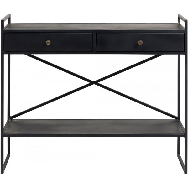 Alma Konsolentisch 100 x 31 cm - Schwarz