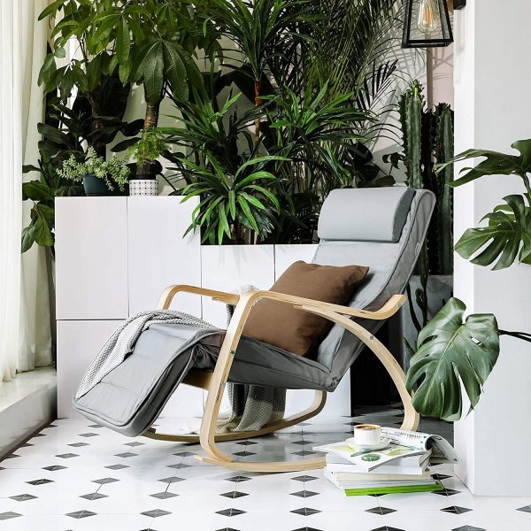 Ubbe Schaukelstuhl - Grau