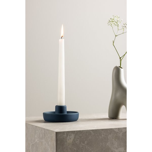 Otis Kerzenhalter - Dunkelblau