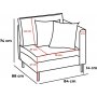 Modulares Sofa Mino - Grau