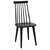 Mellby Essgruppe 140 cm Tisch mit 4 schwarzen Dalsland-Stegstühlen - Weiß / Schwarz