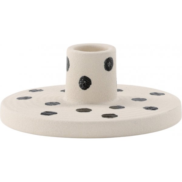 Bette Kerzenständer 12 x 5 cm - Schwarz/Weiß Bette Kerzenständer 12 x 5 cm - Schwarz/Weiß