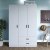 Yaman Kleiderschrank 120 x 45 x 180 cm Variante A - Mattwei