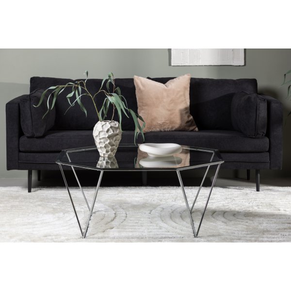 sterlen Couchtisch 100 x 100 cm - Silber