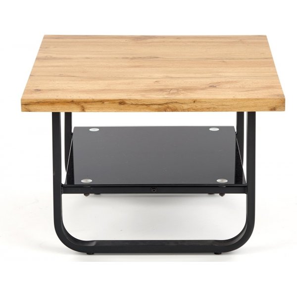 Thorn Couchtisch 65 x 65 cm - Eiche/schwarz