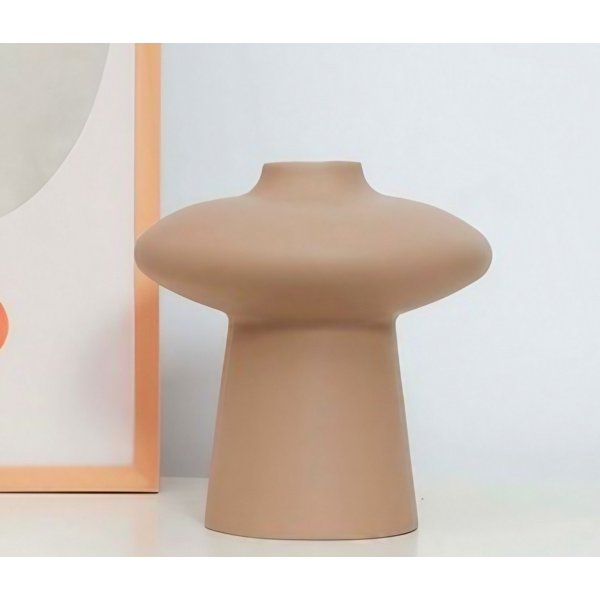 Turo-Vase - Hellbraun