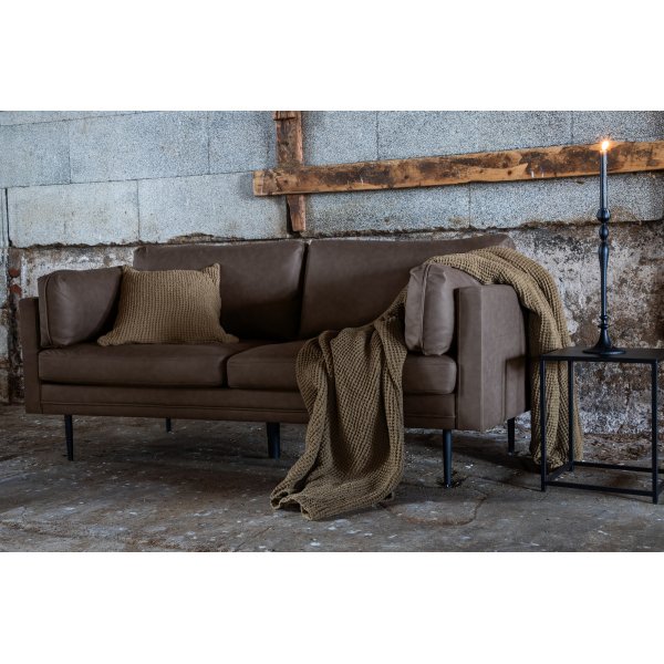 Savanna 2-Sitzer-Sofa - Braune Mikrofaser