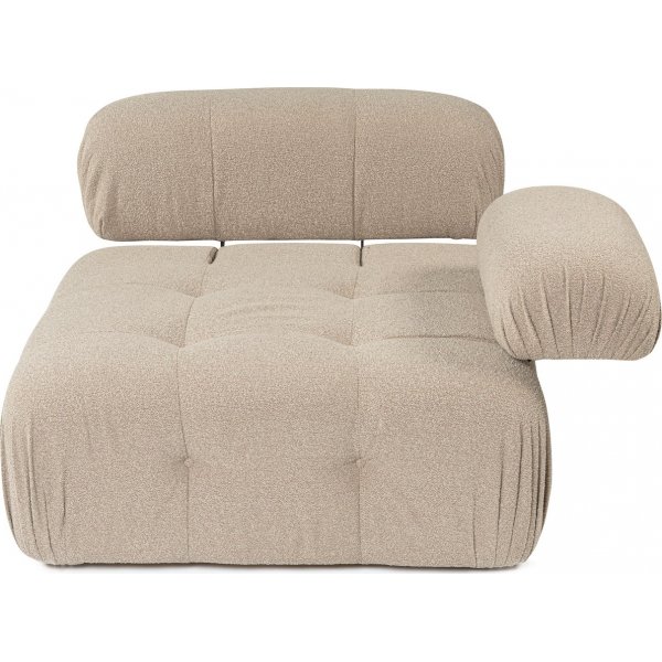 Rechtes Blanca-Modul - Dunkelbeige Rechtes Blanca-Modul - Dunkelbeige