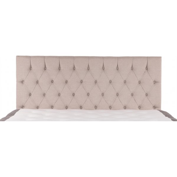 Gleiches Kopfteil (Wandbehang) 180x70 cm - Beige (Stoff)