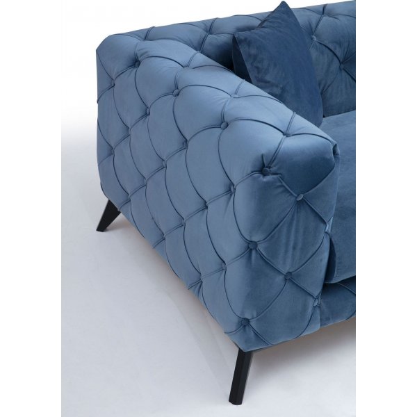 Como 2-Sitzer-Sofa - Blau
