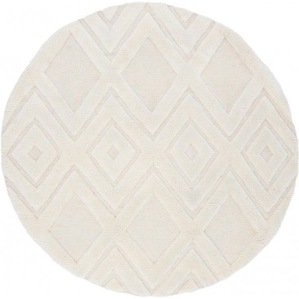 Wollteppich Dahlia - Weiß Wollteppich Dahlia - Weiß