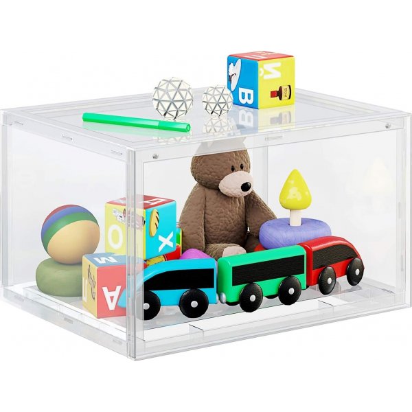 Kenan Aufbewahrungsbox 36x28 cm, 6er-Pack - Transparent Kenan Aufbewahrungsbox 36x28 cm, 6er-Pack - Transparent