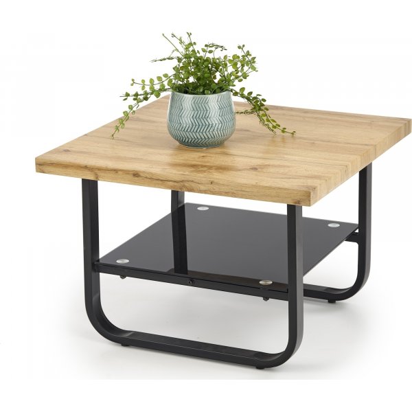 Thorn Couchtisch 65 x 65 cm - Eiche/schwarz