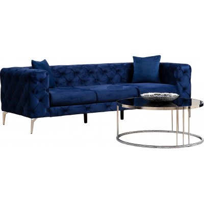 Como 3-Sitzer-Sofa - Marineblau