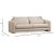 Suzy 3-Sitzer-Sofa - Creme