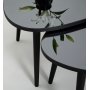 Gusto Tisch 75 x 55 cm - Schwarz/Rauch
