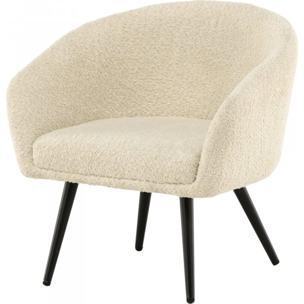 Flauschiger Kindersessel - Wei