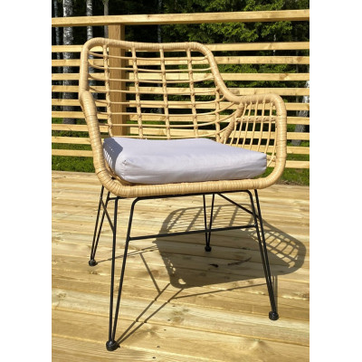 Schutskr Outdoor-Sessel aus synthetischem Rattan