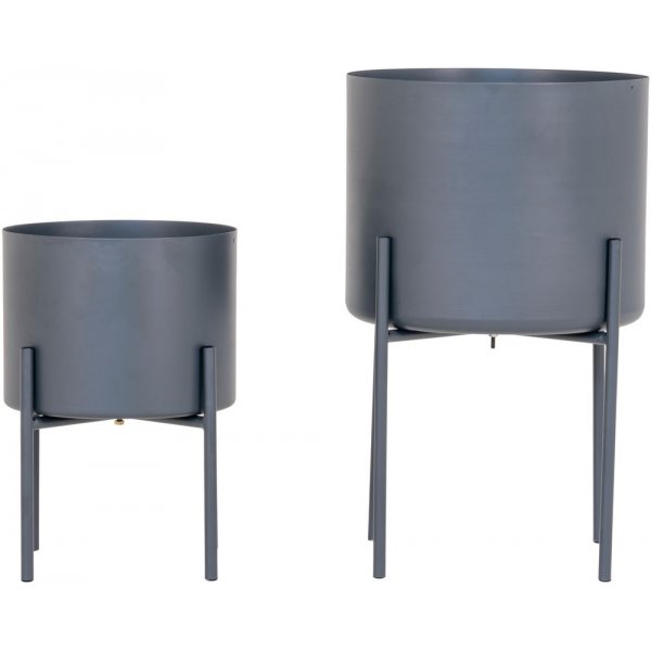 Pavia Blumenhalter - Grau - 2 Stk