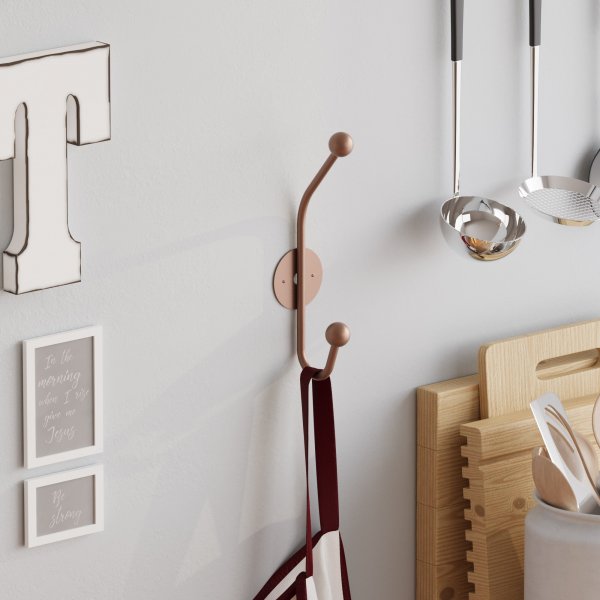 Nashorn-Kleiderbügel - Kupfer Nashorn-Kleiderbügel - Kupfer