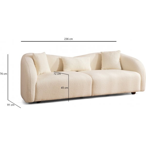 Sofa Venedig - Cremeweiß Sofa Venedig - Cremeweiß