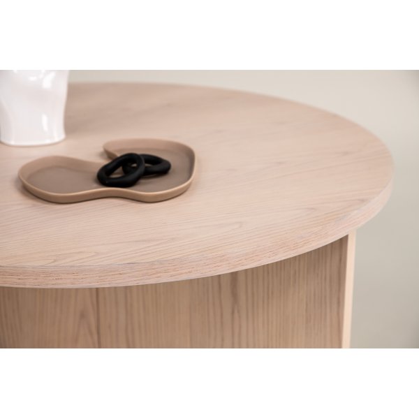 Melker Couchtisch 65 cm - Whitewash