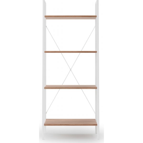 Perlie Bücherregal - Sonoma-Eiche/Weiß Perlie Bücherregal - Sonoma-Eiche/Weiß