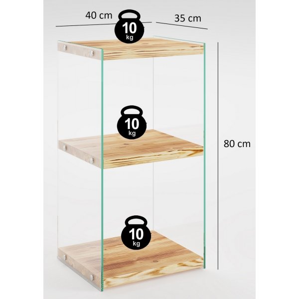 B�cherregal Niagara 80 cm - Eiche