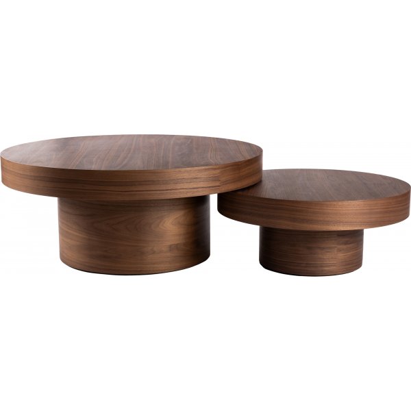 Magischer Couchtisch 70 cm - Walnuss