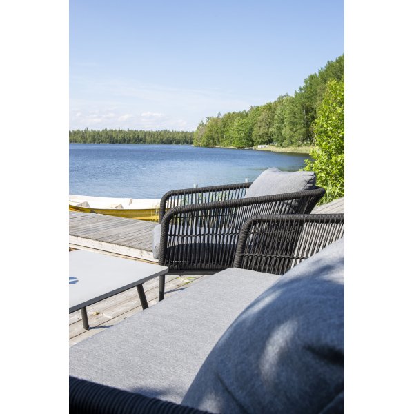 Lindos Loungegruppe - Schwarz Lindos Loungegruppe - Schwarz