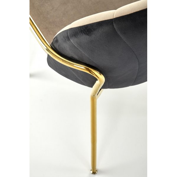 Cadeira Esszimmerstuhl 500 - Beige/Schwarz Cadeira Esszimmerstuhl 500 - Beige/Schwarz