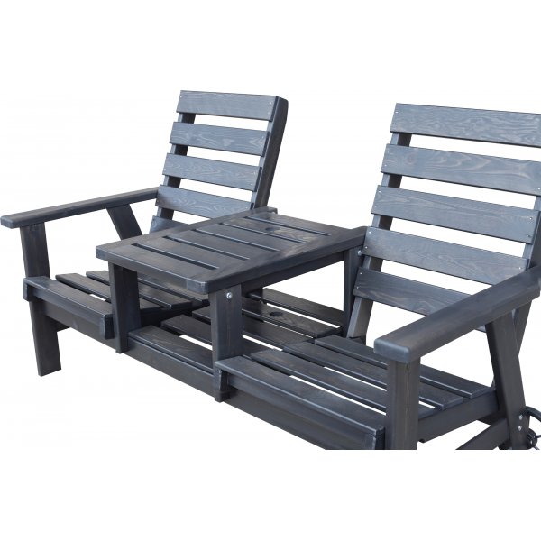 Kingdom Ausziehsofa - Schwarz