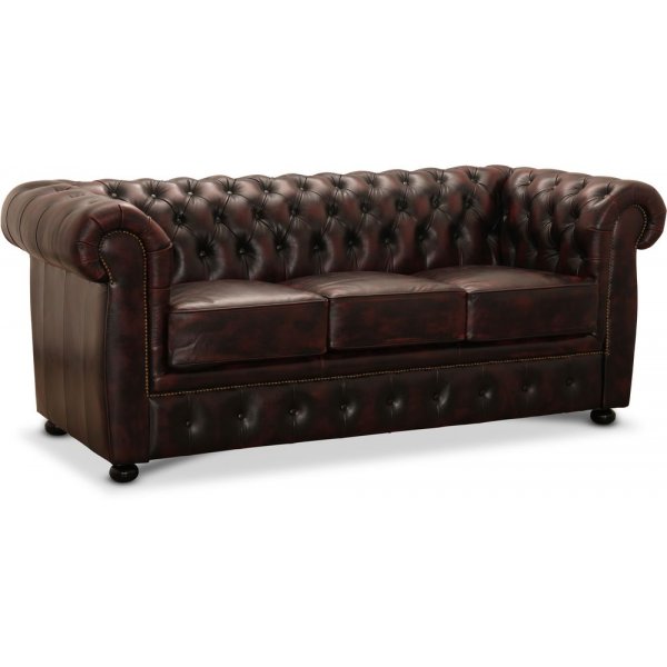 Dublin 3-Sitzer Sofa - Leder Oxblood
