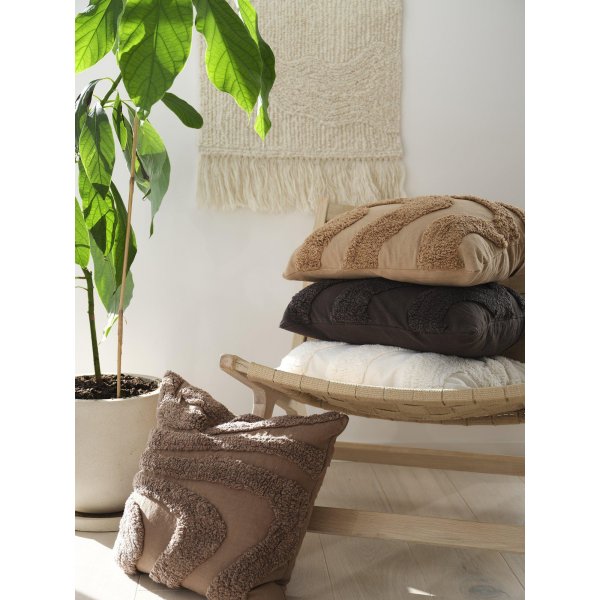 Svea Kissenbezug 45 x 45 cm - Asphalt