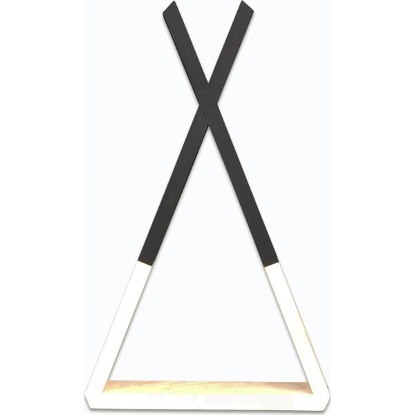 Rafa Wandregal 139 - Nussbaum/schwarz