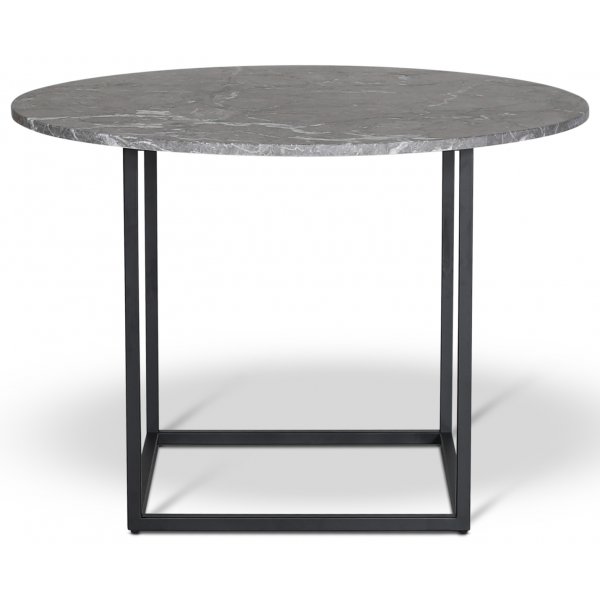 Runder Esstisch Dexter aus Marmor 120 cm - Grauer Betano-Marmorstein