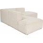 Mehr Mini-Ecksofa - Creme