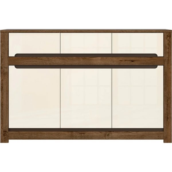 Ruso Sideboard - Eiche/perlwei