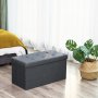 Joar Bank mit Stauraum 76 cm - Dunkelgrau