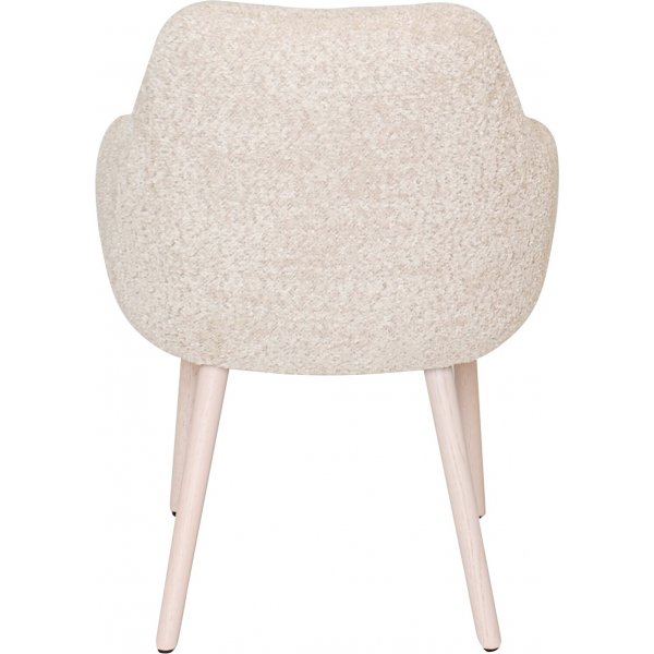 Theo Esszimmerstuhl - Beige/Eiche