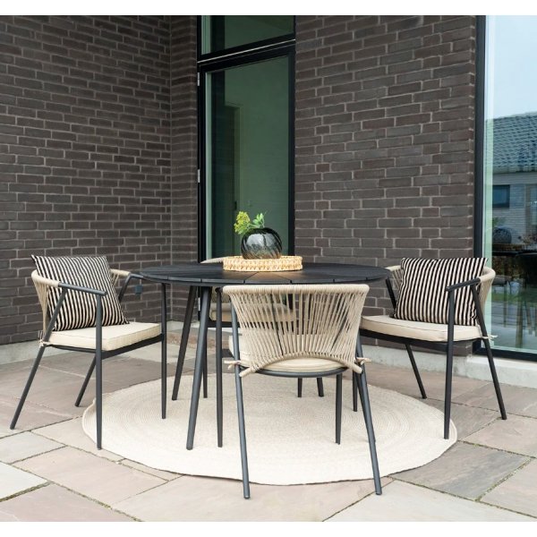 Esstisch Atlanta Ø120 cm - Schwarz Esstisch Atlanta Ø120 cm - Schwarz