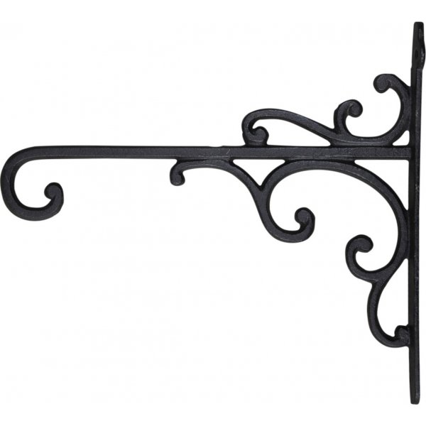 Geschmiedeter Ampelhaken 29 x 26,5 cm - Schwarz