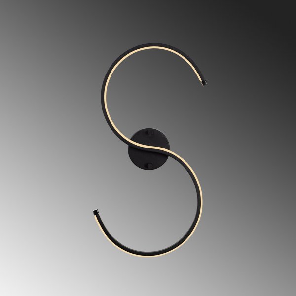 Es Wandleuchte - Schwarz Es Wandleuchte - Schwarz