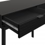 Soma Schreibtisch 100 x 51 cm - Schwarz