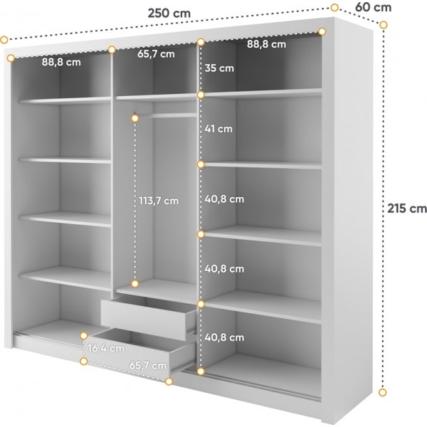 Einar Kleiderschrank 11 - Wei�