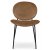 Rondo Stuhl aus Samt - Braun + Mbelpflegeset fr Textilien
