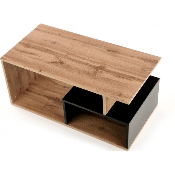 Arely Couchtisch 110x 55 cm - Wotan Eiche/schwarz