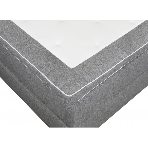 Bett 160x200 cm grau Taschenbett 5 Zonen