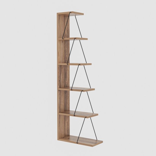 Tellus Bcherregal - Kiefer/schwarz