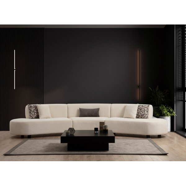 Gebogenes Sofa Perry - 390 cm